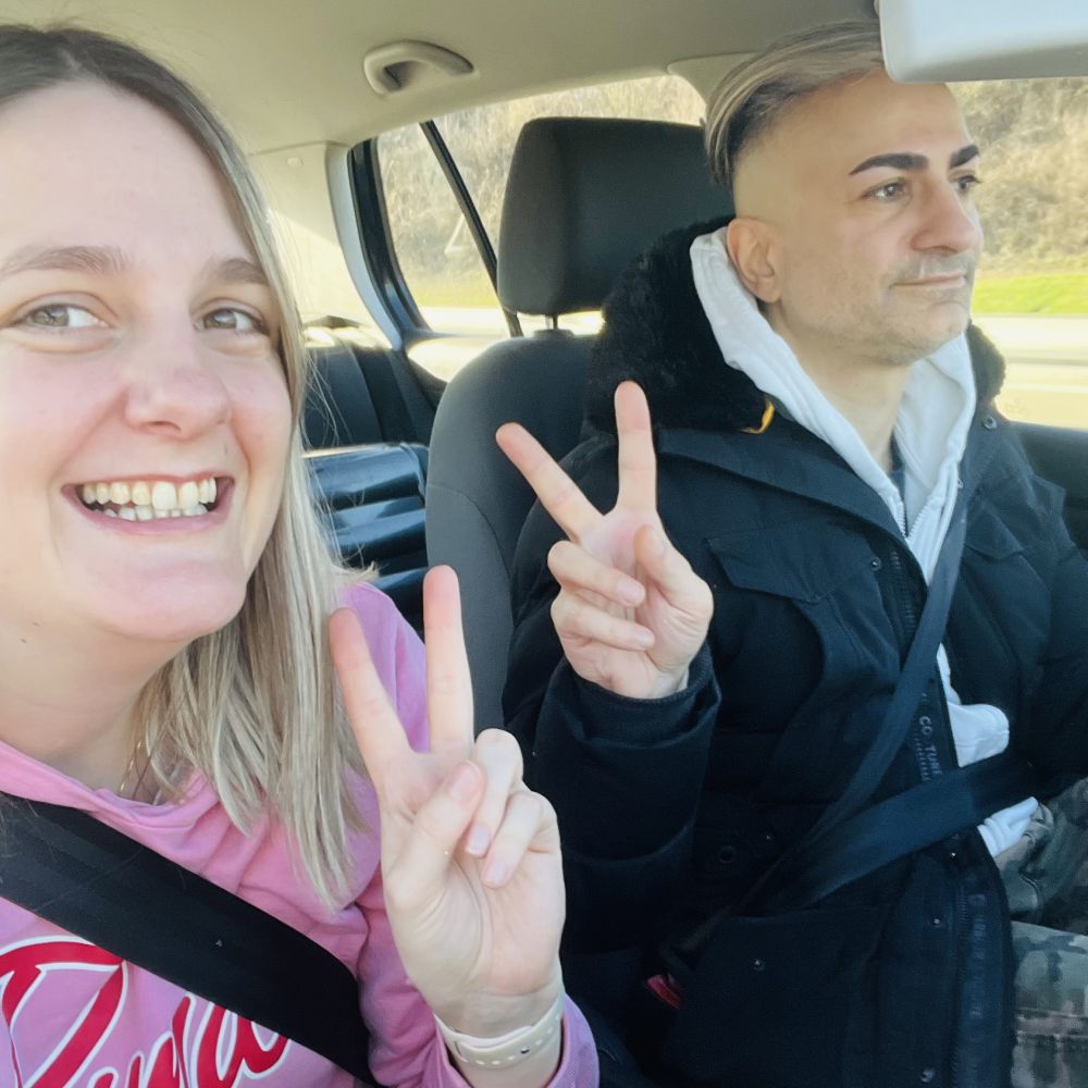 Auf dem Weg nach Berlin zum TikTok Meeting